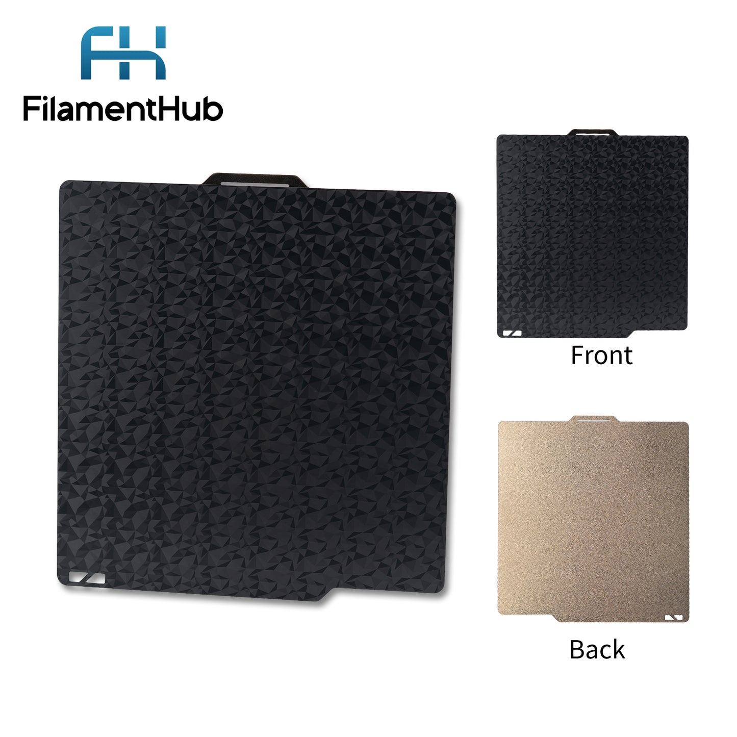 Small Diamond PEO & Textured PEI Build Plate for Bambu Lab