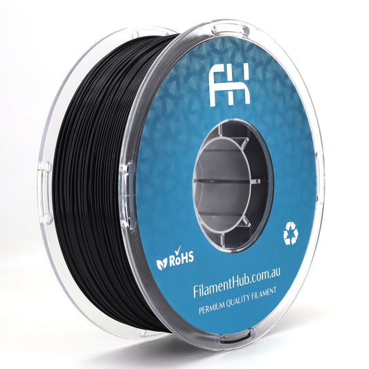 ABS-CRCF-CF carbon fibre ABS filament spool 1.75mm – high strength 3D printer filament with matte finish for durable functional parts and engineering prints