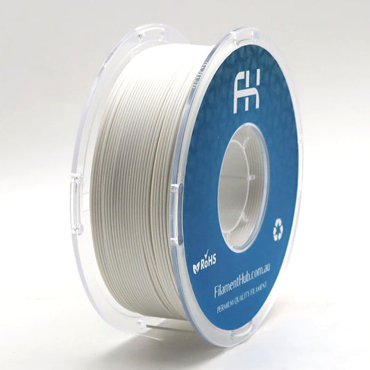 ABS Matte White FilamentHub Spool 1.75mm 1kg 3d printer filament