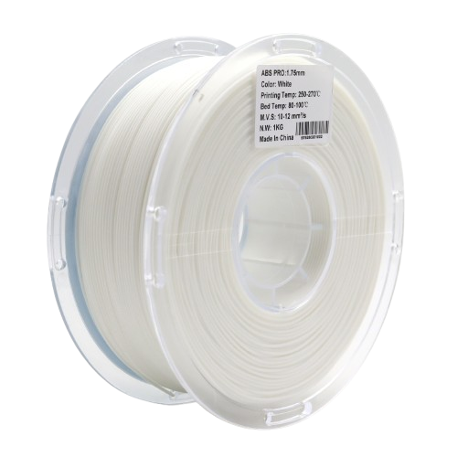 ABS White FilamentHub Spool 1.75mm 1kg 3d printer filament label