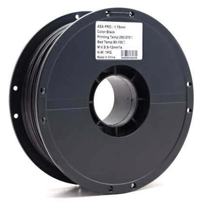 ASA - Black Filament 1.75mm - FilamentHub
