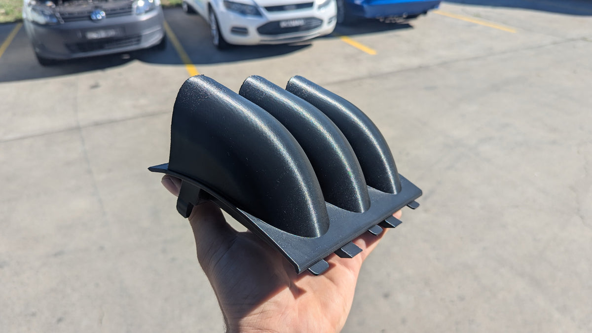 ASA CRCF, 3D printed in ASA-CFRP-CF Black