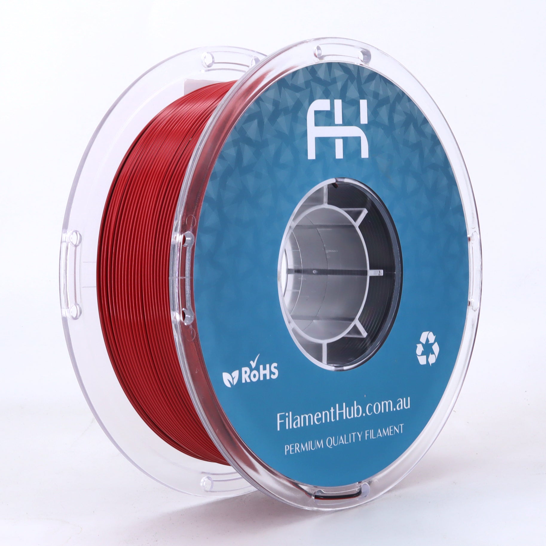 FilamentHub PETG Dual Black / Red 1.75mm 3D Printer Filament Spool Australia