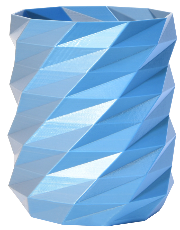 PLA Dual Silk - Blue / Silver