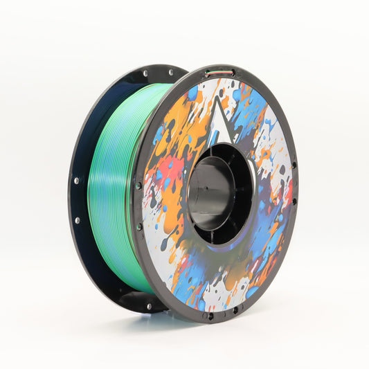 PLA Dual - Blue / Green (2) Filament 1.75mm - FilamentHub