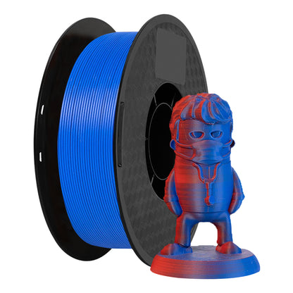 PLA Matte Dual - Blue / Red Filament 1.75mm - FilamentHub