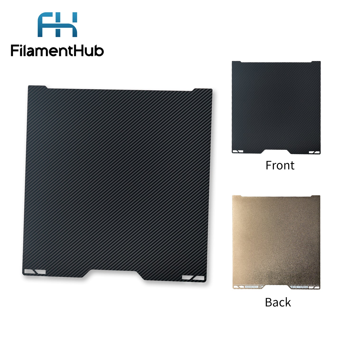 Carbon Fibre PET & Textured PEI Build Plate for Bambu Lab