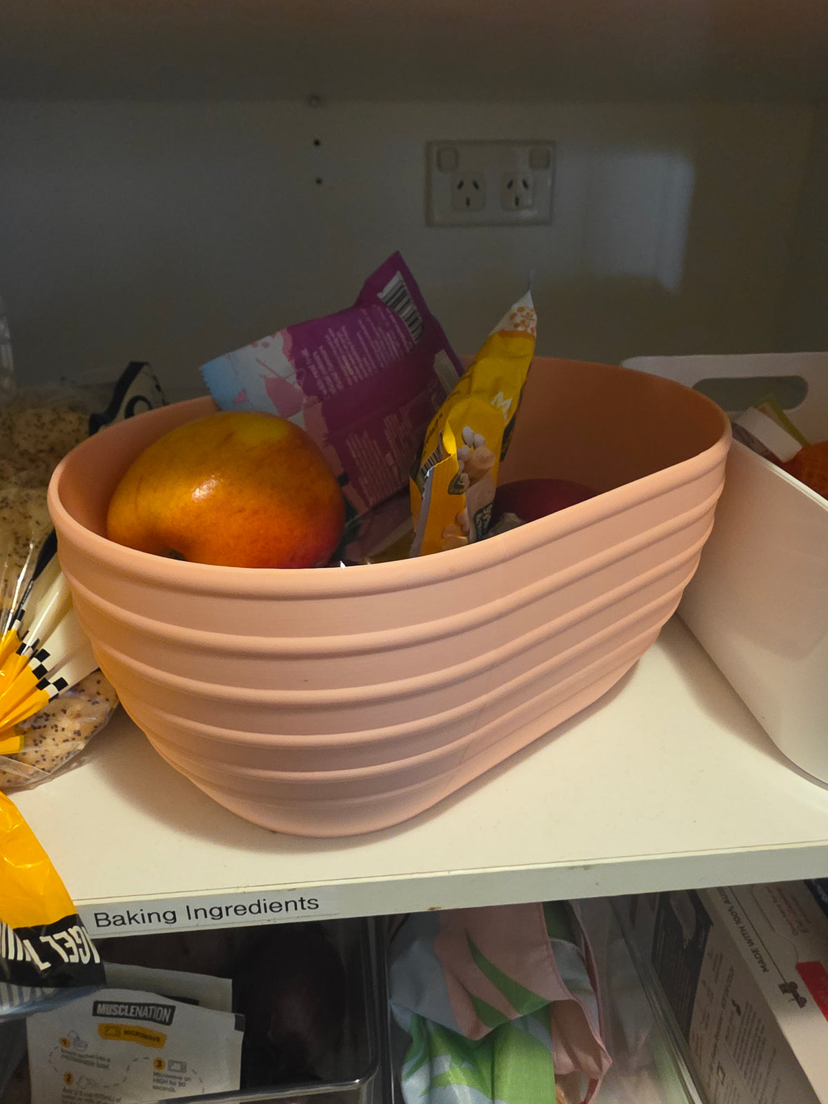 Fruit Bowl, 3D printed in PLA Matte Pink