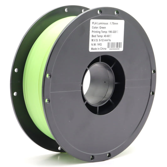PLA Luminous - Green Filament 1.75mm - FilamentHub
