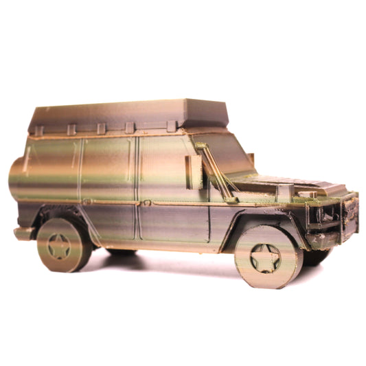 FilamentHub PLA Rainbow Military Camo 1.75mm 3D Printer Filament Car Sample Model
