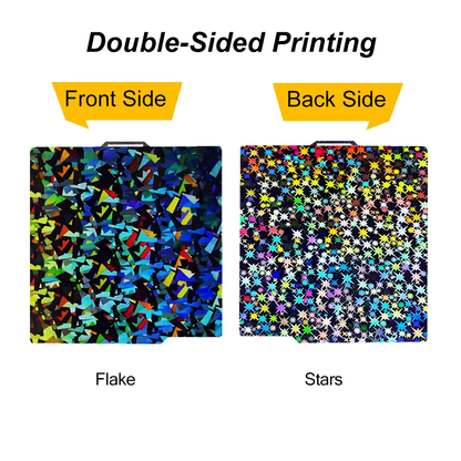 Bambu Plate - 1 PEF-Flake, 1 PEF-Star