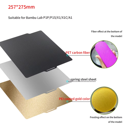 Bambu Plate - 1 PEI, 1 PET