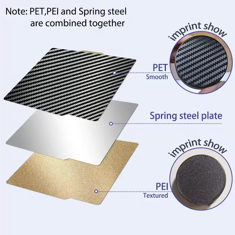 Bambu Plate - 1 PEI, 1 PET