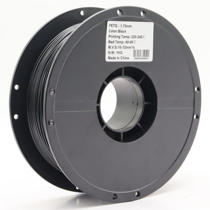 PETG - Black Filament 1.75mm - FilamentHub