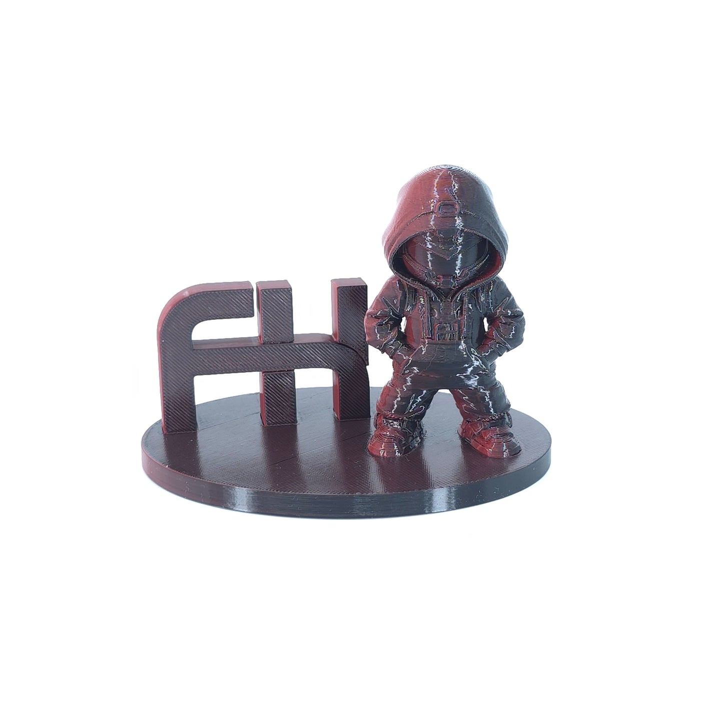 FilamentHub PETG Dual Black Red 1.75mm 3D Printer Filament printed sample model