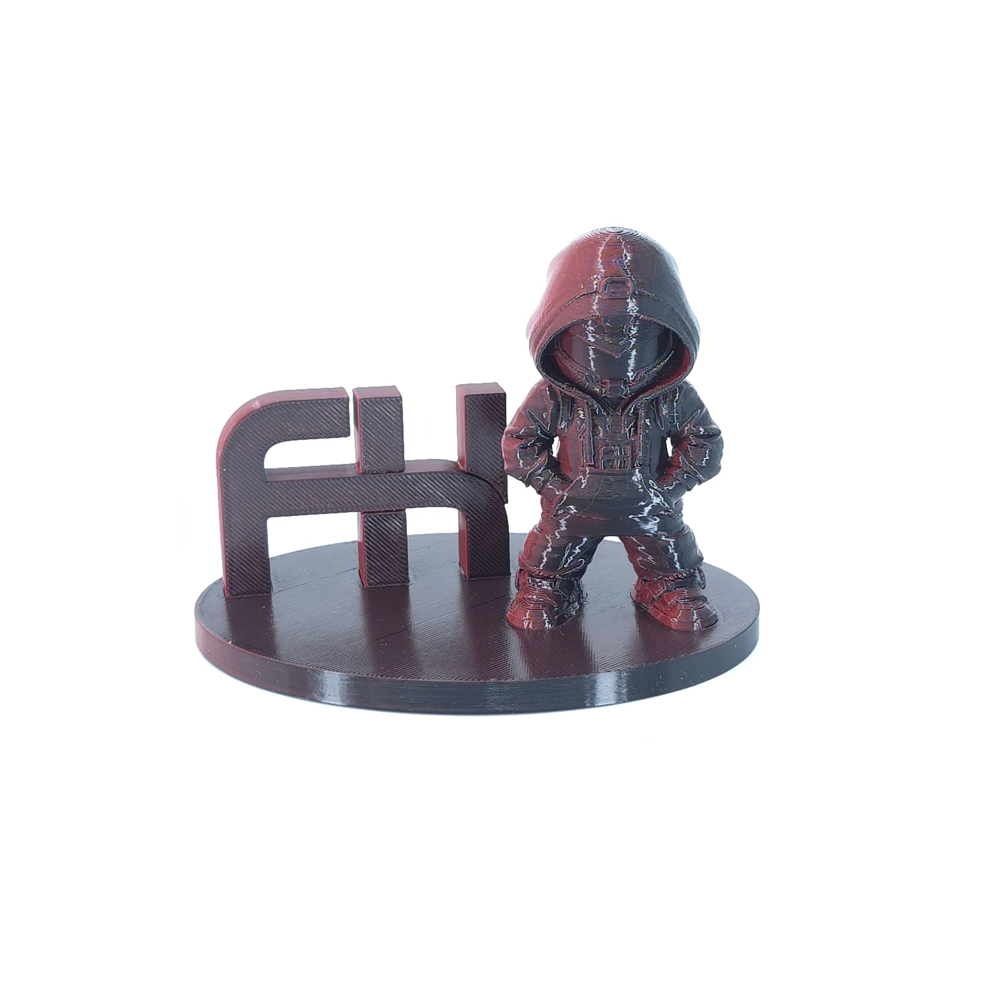 FilamentHub PETG Dual Black Red 1.75mm 3D Printer Filament printed sample model