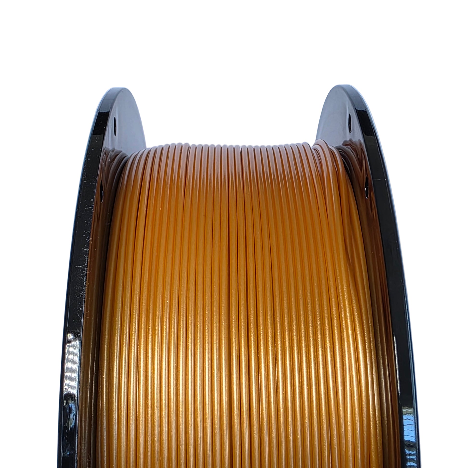 FilamentHub PETG Gold 1.75mm 3D Printer Filament Spool Closeup Australia