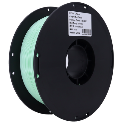 FilamentHub PETG Mint Green 1.75mm 3D Printer Filament Spool Label Australia