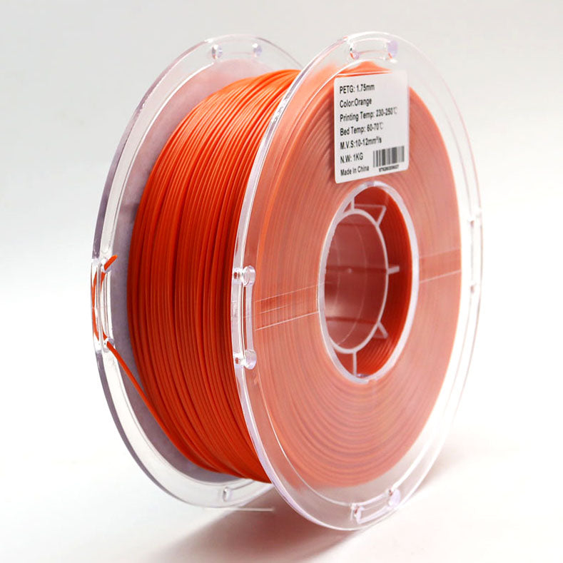 FilamentHub PETG Orange 1.75mm 3D Printer Filament Spool Label Australia