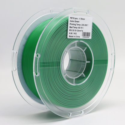 PETG Green 1.75mm 3D Printer Filament Spool Label – FilamentHub