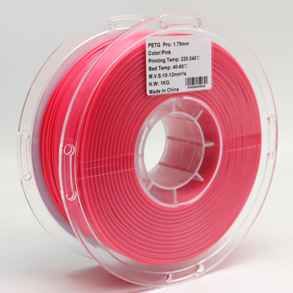PETG Pink 1.75mm 3D Printer Filament Spool Label – FilamentHub