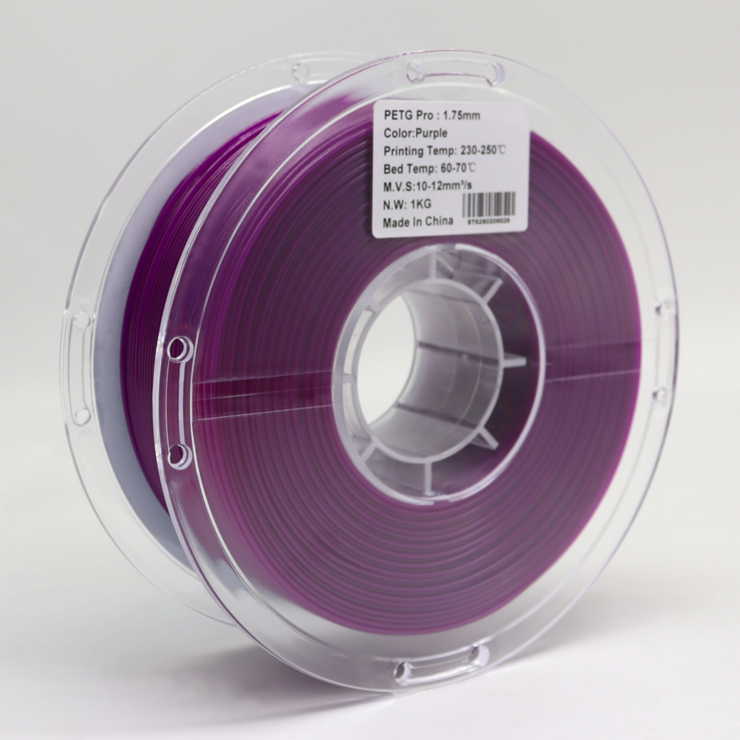 PETG Purple 1.75mm 3D Printer Filament Spool Label – FilamentHub