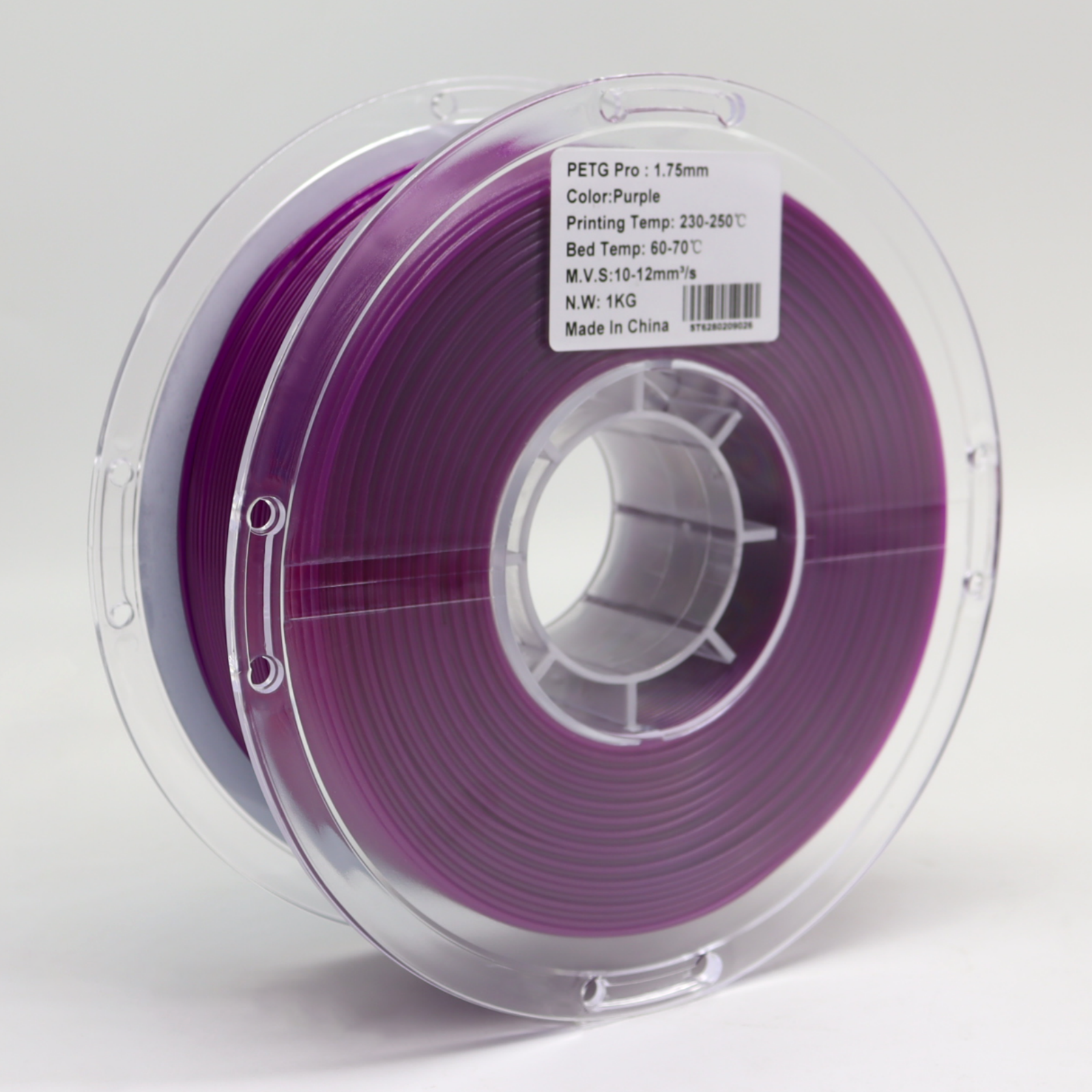 PETG Purple 1.75mm 3D Printer Filament Spool Label – FilamentHub