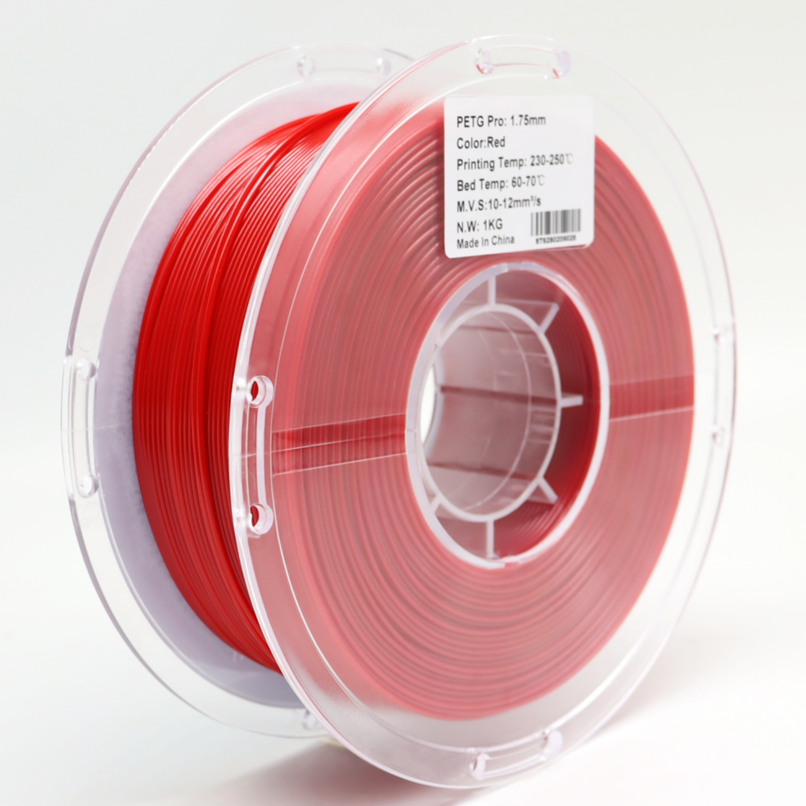 PETG Red 1.75mm 3D Printer Filament Spool Label – FilamentHub