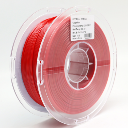 PETG Red 1.75mm 3D Printer Filament Spool Label – FilamentHub