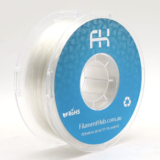 FilamentHub PETG Transparent 1.75mm 3D Printer Filament Spool Sydney