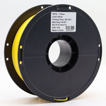 FilamentHub PETG Yellow 1.75mm 3D Printer Filament Spool Label Australia