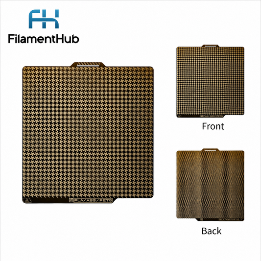 Houndstooth & Honeycomb PHC Build Plate for Bambu Lab