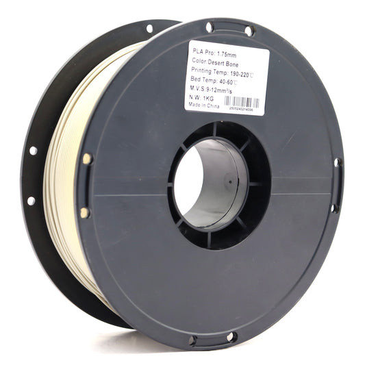 FilamentHub PLA Pro Desert Bone 1.75mm 3D Printer Filament Spool Label Australia