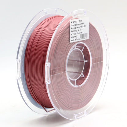 FilamentHub PLA Pro Boreaux Red 1.75mm 3D Printer Filament Spool Label Australia