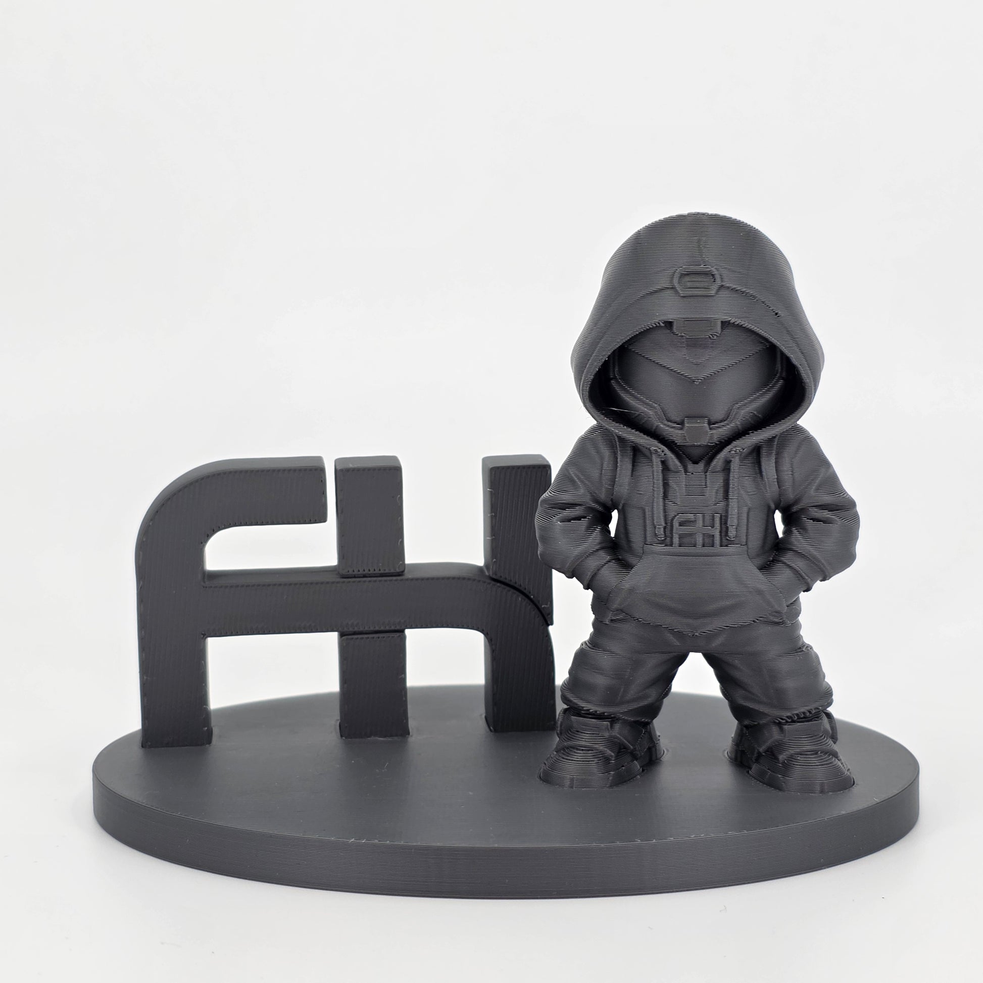 FilamentHub PLA Matte Ash Grey 1.75mm 3D Printer Filament printed sample model