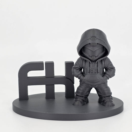 FilamentHub PLA Matte Ash Grey 1.75mm 3D Printer Filament printed sample model