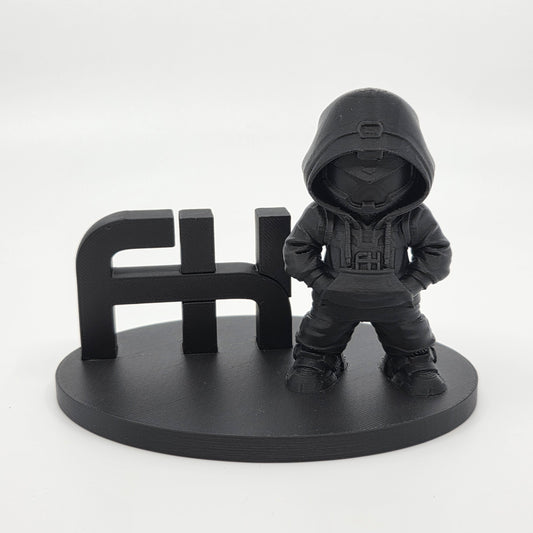 FilamentHub PLA Matte Black 1.75mm 3D Printer Filament printed sample model