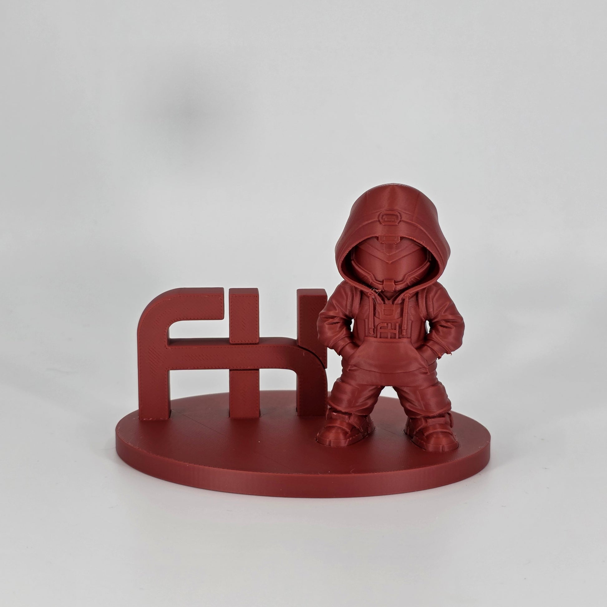 FilamentHub PLA Matte Blood Red 1.75mm 3D Printer Filament printed sample model