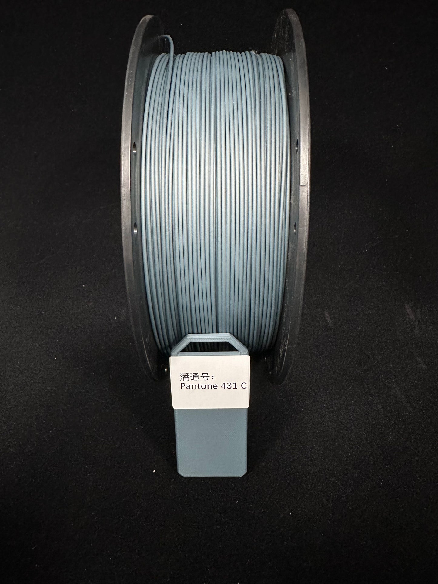 FilamentHub PLA Matte Blue Grey 1.75mm 3D Printer Filament Spool Label Australia