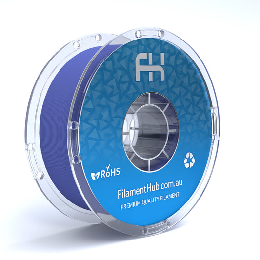 FilamentHub PLA Matte Estate Blue 1.75mm 3D Printer Filament Spool Australia Render