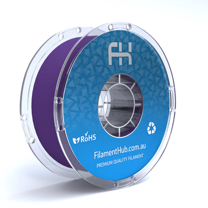FilamentHub PLA Matte Dark Galaxy Purple 1.75mm 3D Printer Filament Spool Australia Render