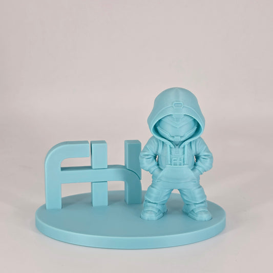 FilamentHub PLA Matte Ice Blue 1.75mm 3D Printer Filament printed sample model