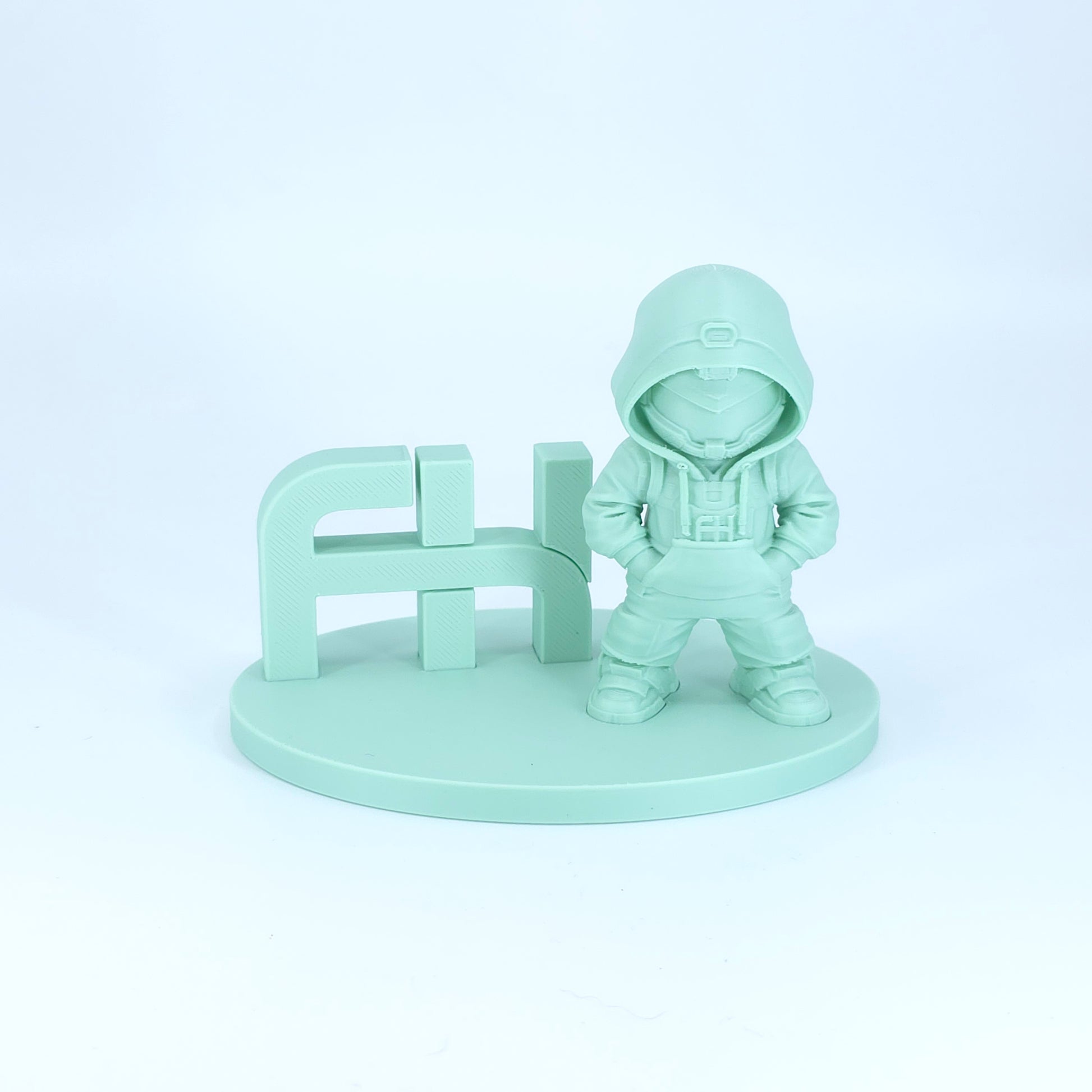 FilamentHub PLA Matte Pastel Green 1.75mm 3D Printer Filament printed sample model