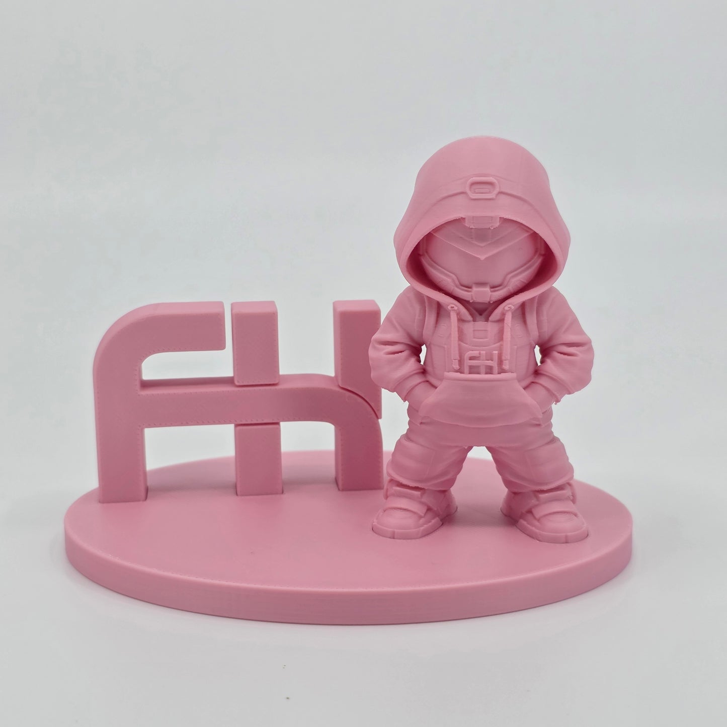 FilamentHub PLA Matte Pastel Pink 1.75mm 3D Printer Filament printed sample model Robot