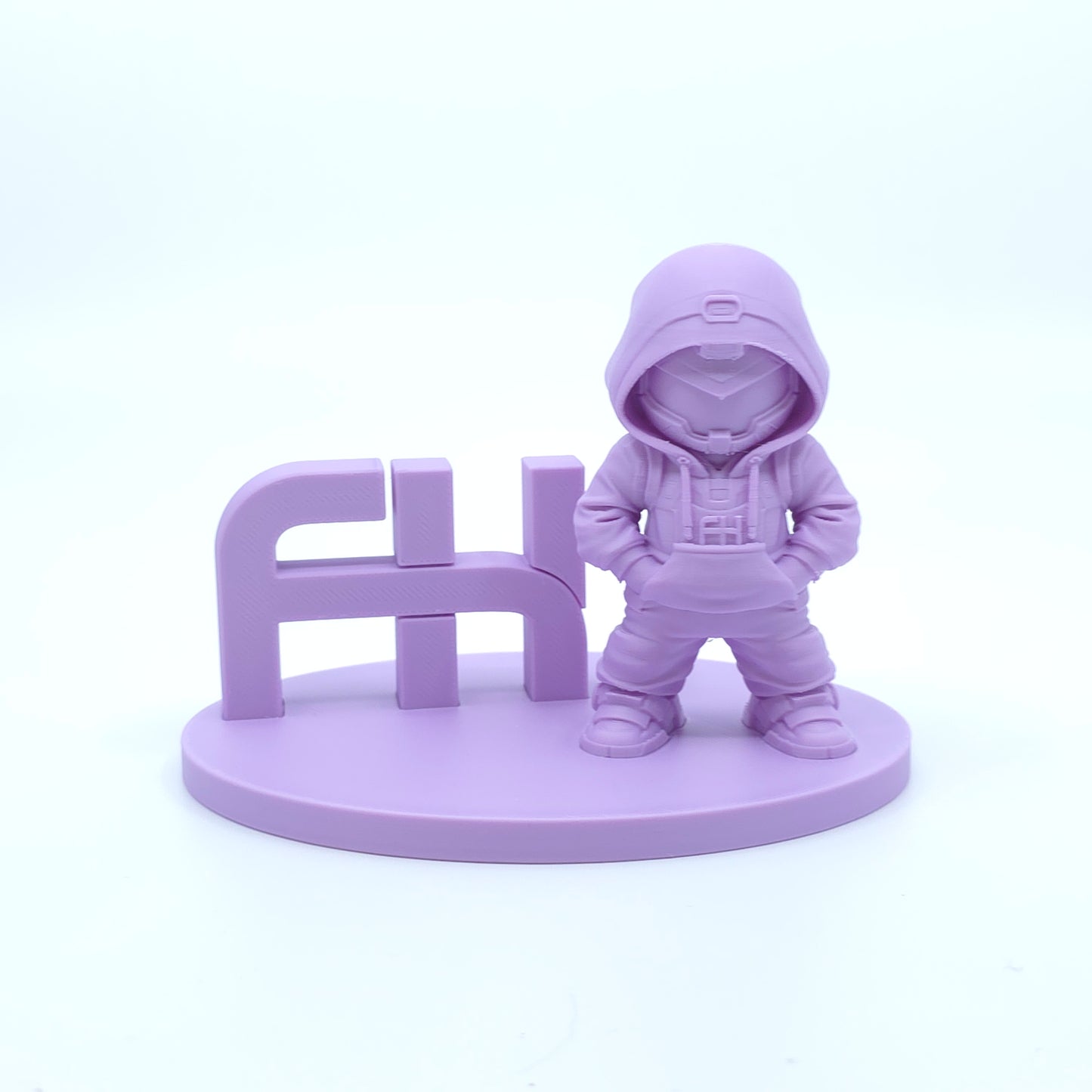 FilamentHub PLA Matte Pastel Purple 1.75mm 3D Printer Filament printed sample model robot