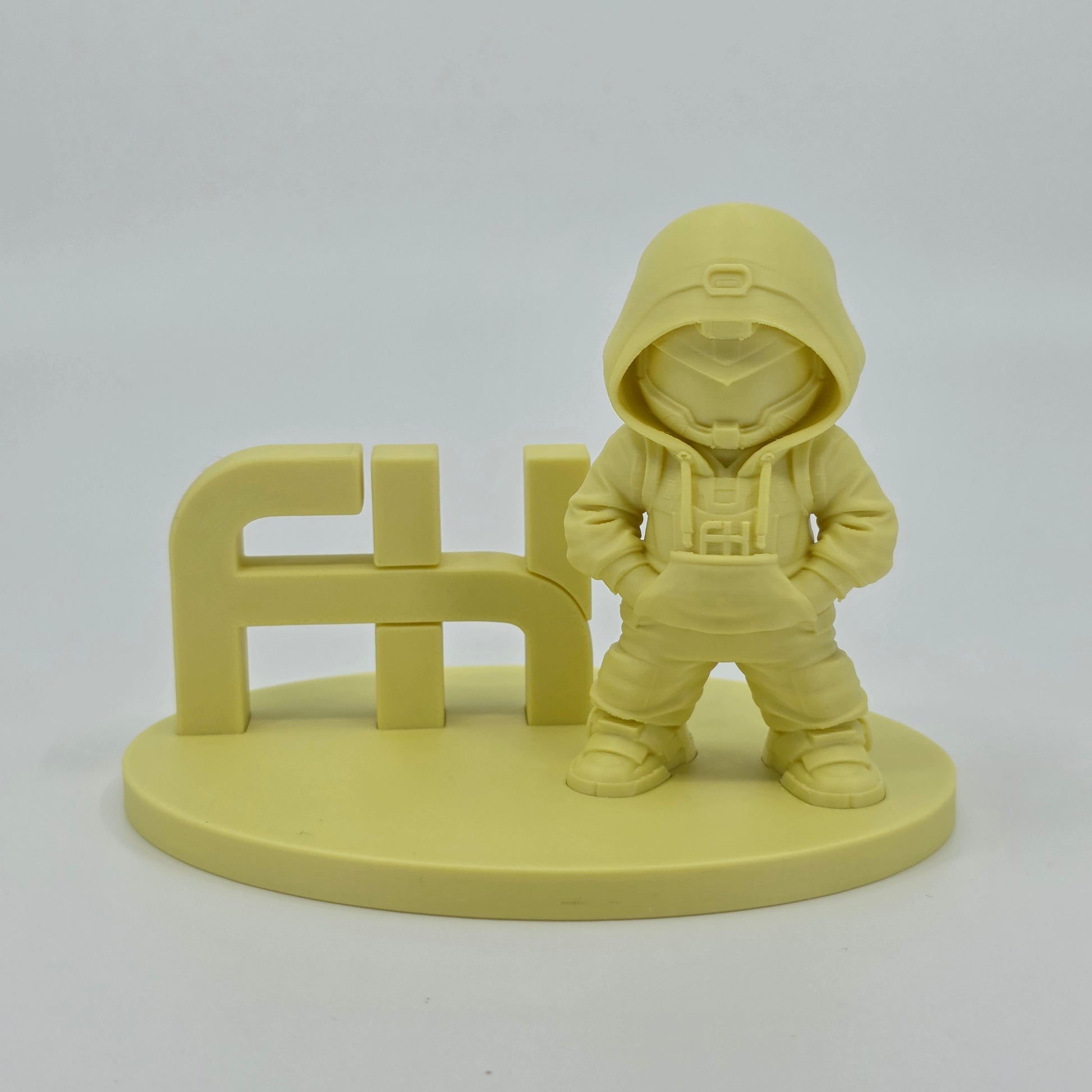 FilamentHub PLA Matte Pastel Yellow 1.75mm 3D Printer Filament printed sample model