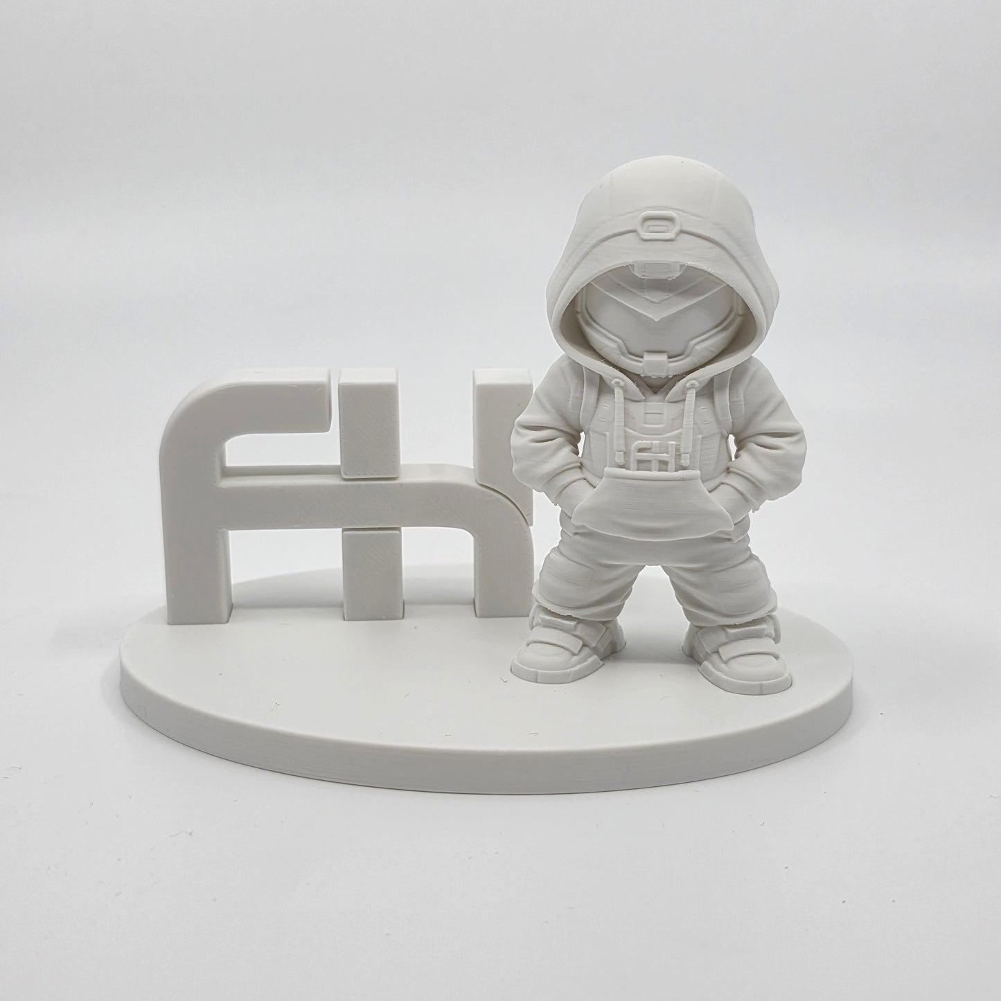 FilamentHub PLA Matte White 1.75mm 3D Printer Filament printed sample model