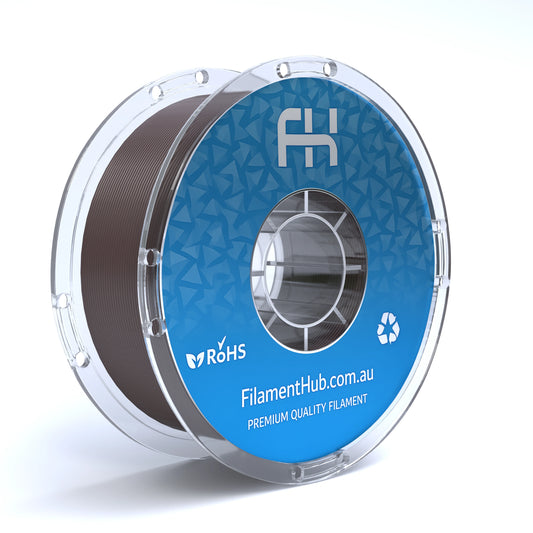 FilamentHub PLA Pro Brown 1.75mm 3D Printer Filament Spool Australia Render