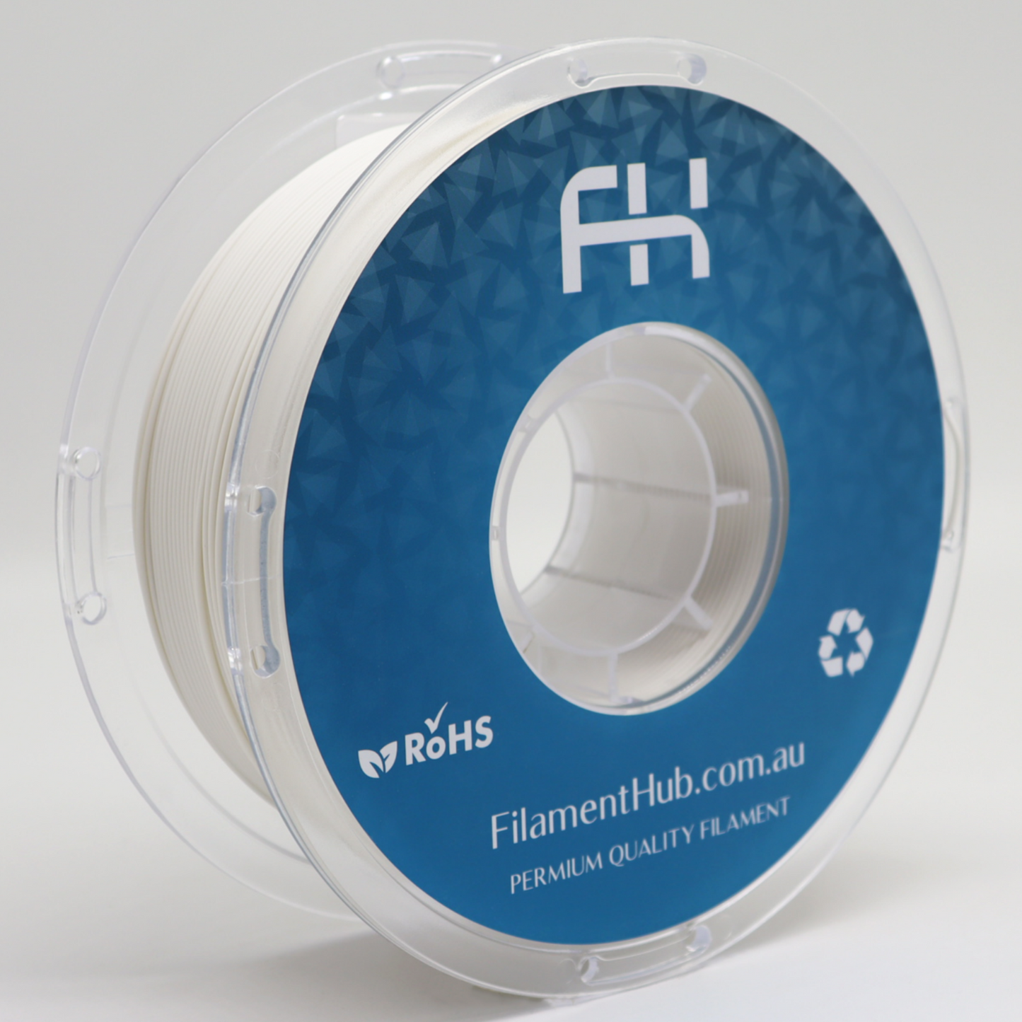 FilamentHub PLA Pro Coconut Milk 1.75mm 3D Printer Filament Spool Australia