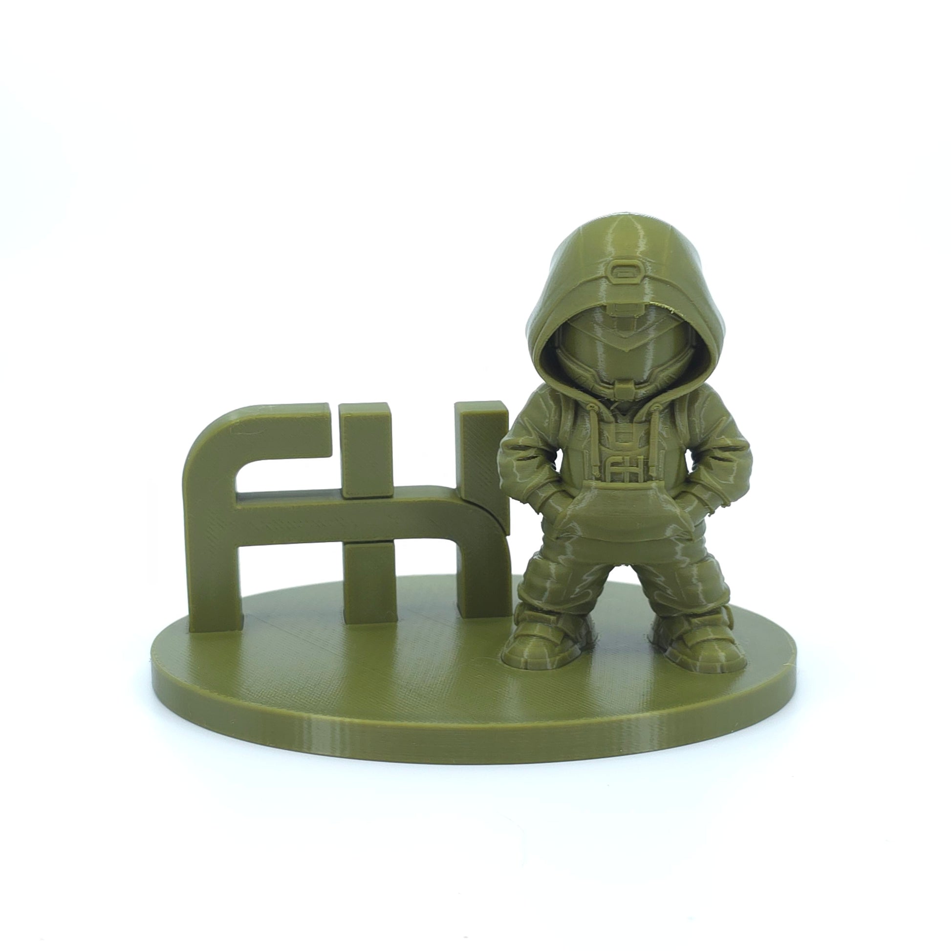 FilamentHub PLA Pro Dark Military Green 1.75mm 3D Printer Filament printed sample model
